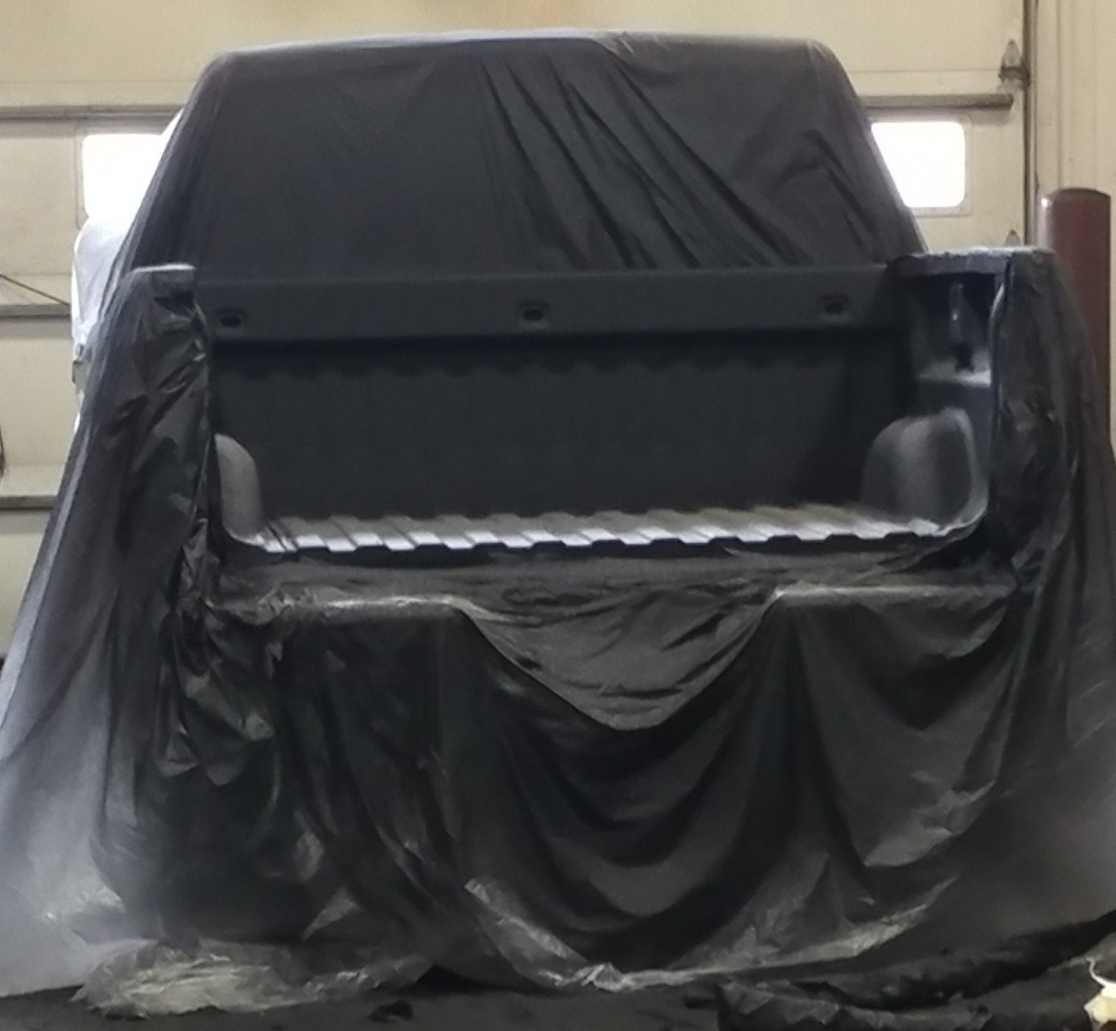 Rust proof spray applied to industrial steel